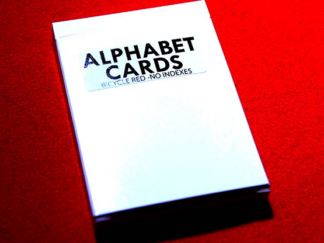 Alphabet Playing Cards Bicycle No Index by PrintByMagic
