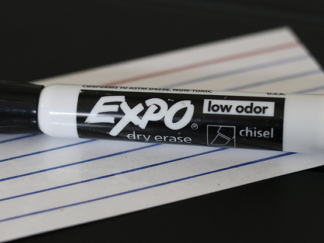 Acro Index Dry Erase 3"X5" (Gimmicks and Online Instructions) by Blake Vogt - Trick
