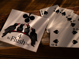 4 FLUSH BLUE by Nick Trost and Murphy's Magic - Trick
