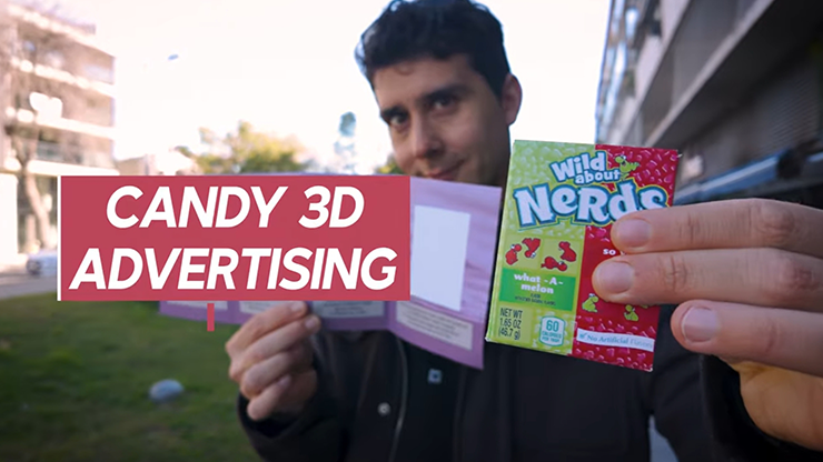 3D Candy Advertisement (Gimmicks and Online Instructions) by Henry Evans and Mysteries - Trick - Image 2