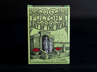 FULTON'S Day Of The Dead Green Edition Playing Cards