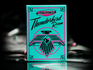 FULTON'S THUNDERBIRD ROOM TURQUOISE EDITION PLAYING CARDS