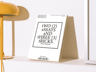 tWO (2) eSSAYS aND tHREE [3] tRICKS. by Julio Montoro (English)