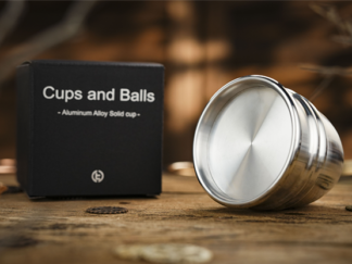 Aluminum Alloy Cups and Balls Matching Solid Cup by TCC Magic