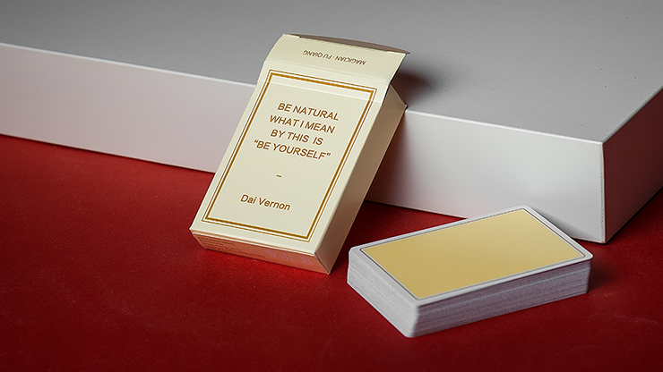 Magic Notebook Deck - Limited Edition (Champagne) by The Bocopo Playing Card Company - Image 2