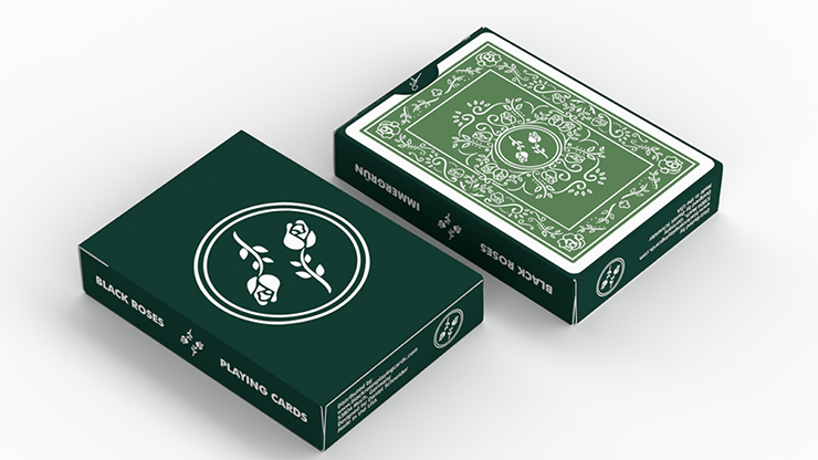 BLACK ROSES IMMERGRÜN Playing Cards - Image 4