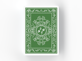 BLACK ROSES IMMERGRÜN Playing Cards