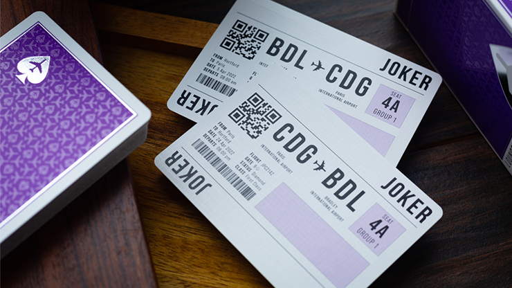 Limited Edition Lounge in Passenger Purple by Jetsetter Playing Cards - Image 4