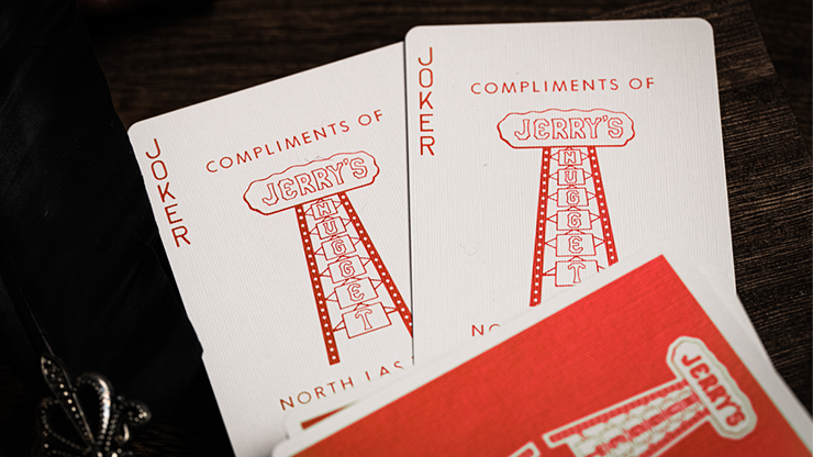 Jerry's Nugget (Atomic Red) Marked Monotone Playing Cards - Image 2