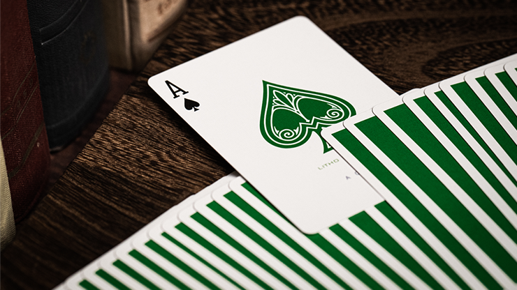 Jerry's Nugget (Felt Green) Marked Monotone Playing Cards - Image 3