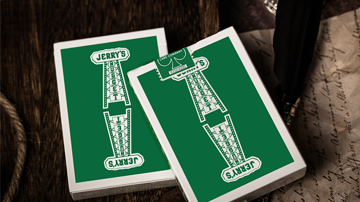 Jerry's Nugget (Felt Green) Marked Monotone Playing Cards - Image 6