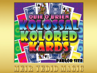Obie O'Brien Kolossal Kolor Cards Parlor Size (Gimmicks and Online Instructions) - Trick