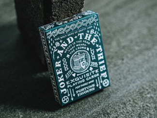 JT Crown (Green) Playing Cards by Joker and the Thief