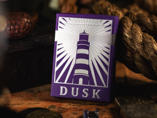 Lighthouse Dusk Playing Cards by EmilySleights