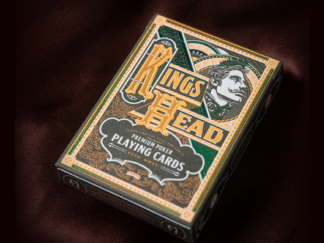 Kings Head (Green & Yellow) Playing Cards  by Joker and the Thief