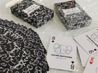 Kaws Seeing / Watching Black Edition Playing Cards