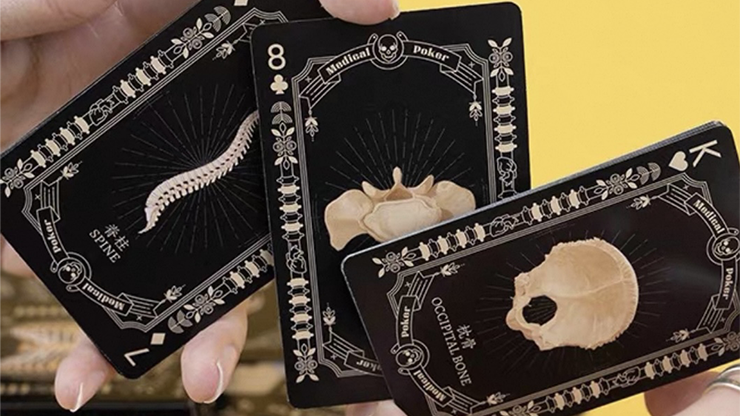 Medical Poker (Black) Playing Cards - Image 2