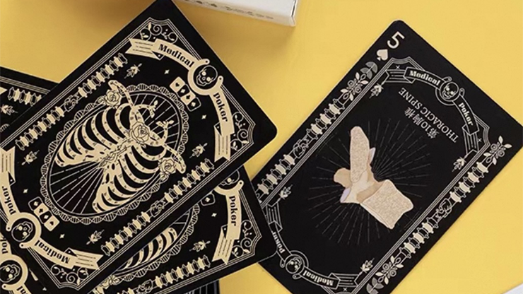 Medical Poker (Black) Playing Cards - Image 3