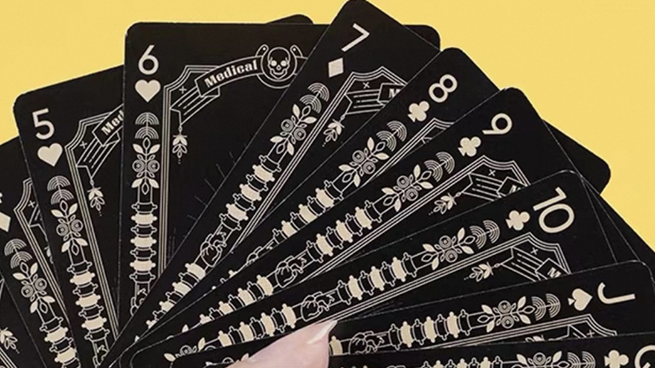 Medical Poker (Black) Playing Cards - Image 5