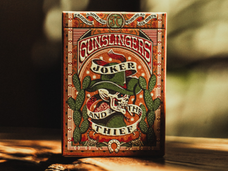 Gunslingers Poker (Red) Playing Cards