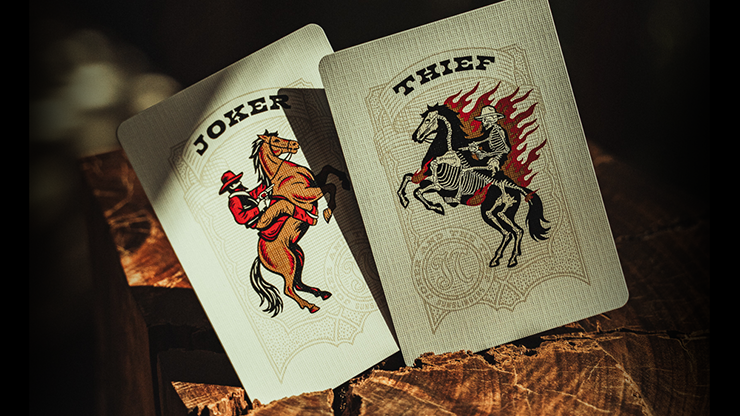 Gunslingers Poker (Blue) Playing Cards - Image 3