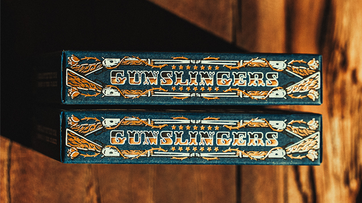Gunslingers Poker (Blue) Playing Cards - Image 6