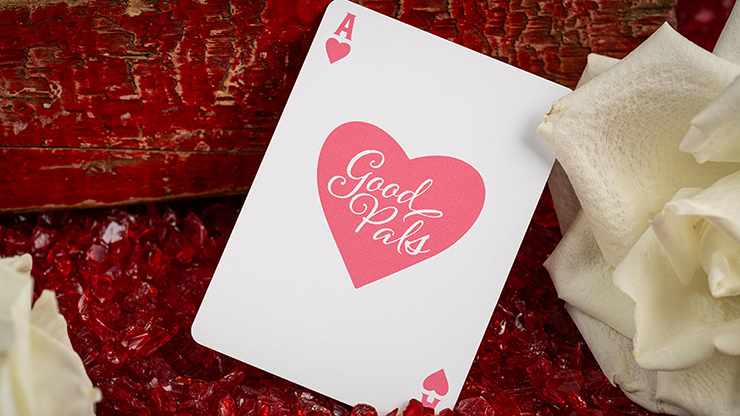 Good Pals Valentine's Pink Playing Cards - Image 4