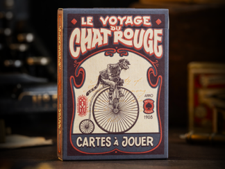 Le Voyage Du Chat Rouge Playing Cards by Stockholm17